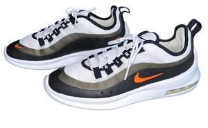 Nike Air Max Axis White Obsidian Orange Men's 7 Sneakers AA2146-108